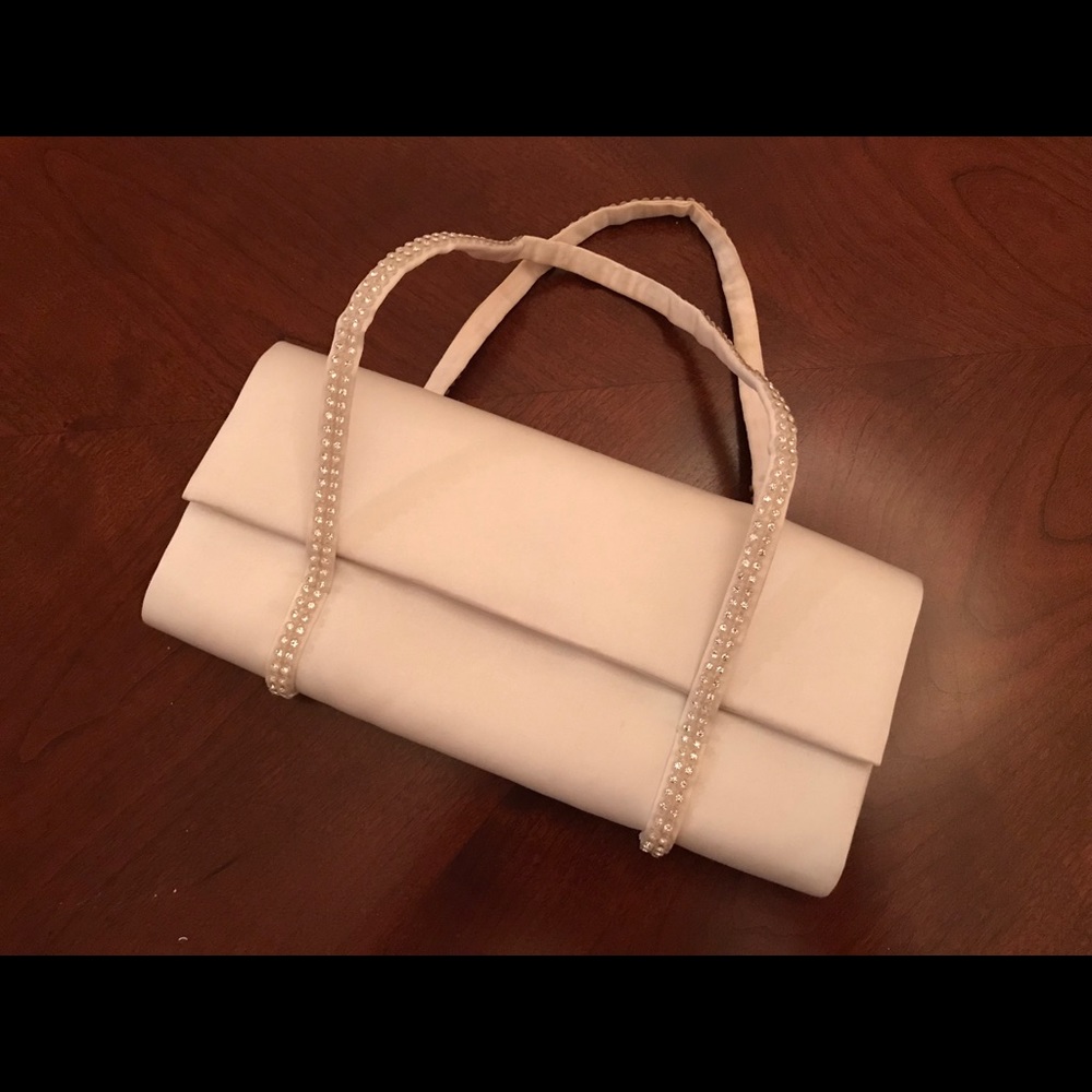 Lavender Satin Purse. Good condition.